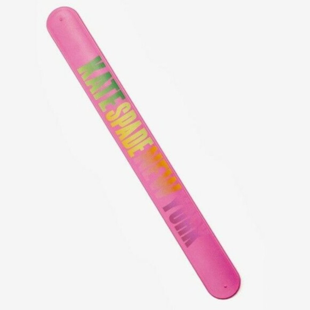 KATE SPADE OMBRE-LOGO SLAP BRACELET - Picture 3 of 4